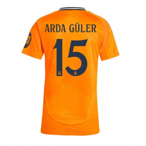 Dres Real Madrid Arda Guler #15 Gostujuci za Žensko 2024-25 Kratak Rukav